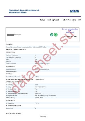 83023 010100 datasheet  